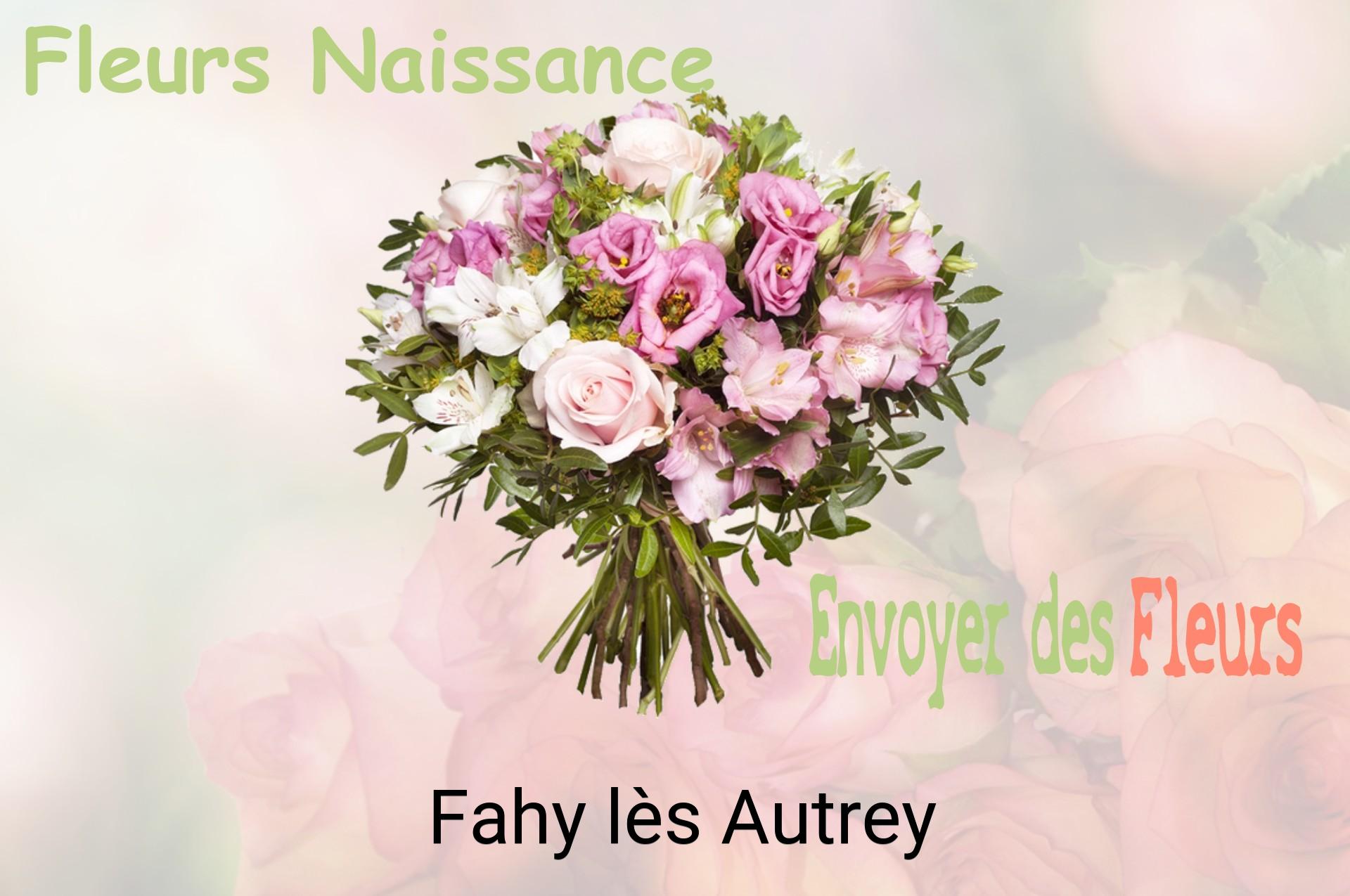Bouquet de fleurs de naissance livré à Fahy-lès-Autrey